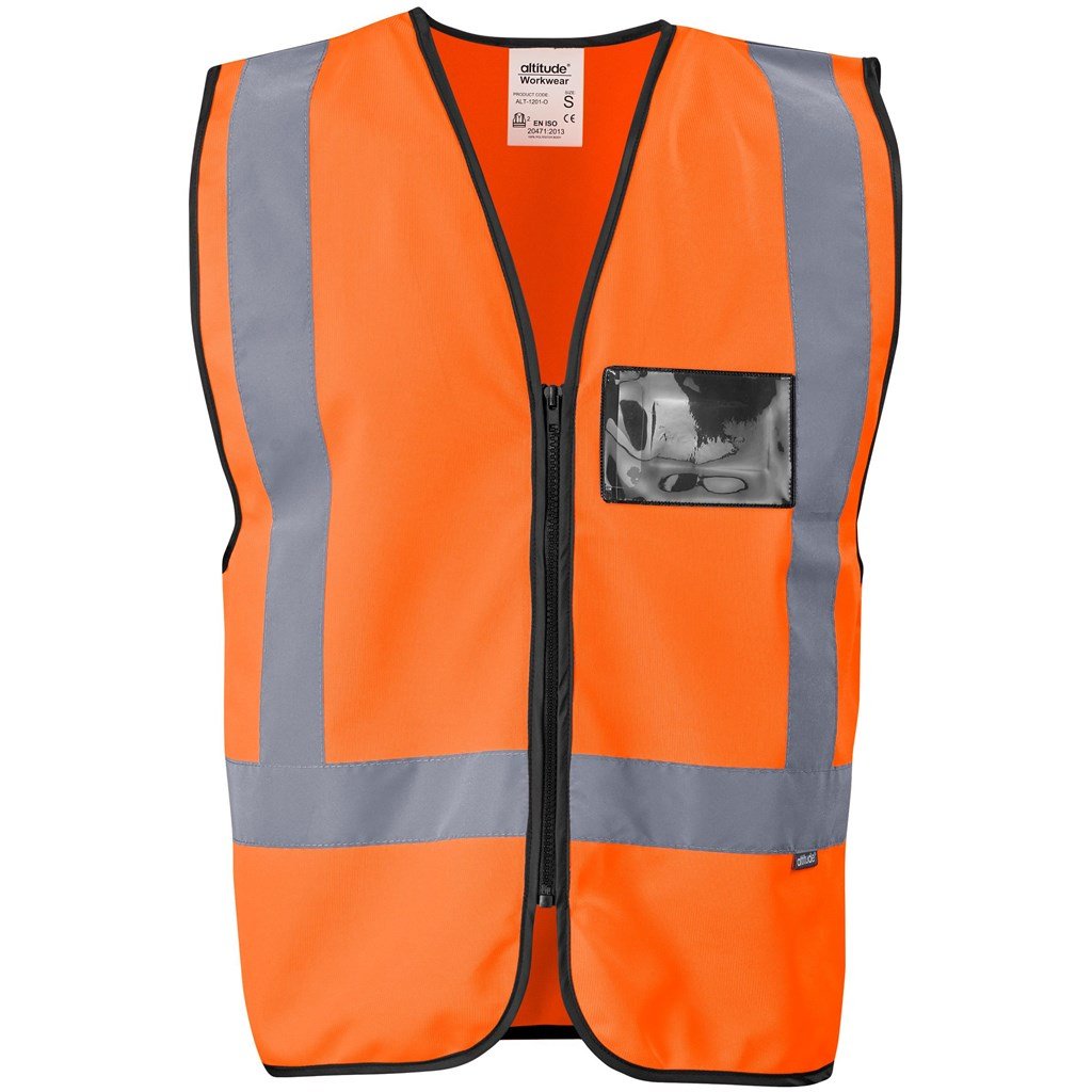 EN4 Hi Viz Reflective Vests with Zip and ID pouch
