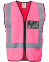 EN4 Hi Viz Reflective Vests with Zip and ID pouch