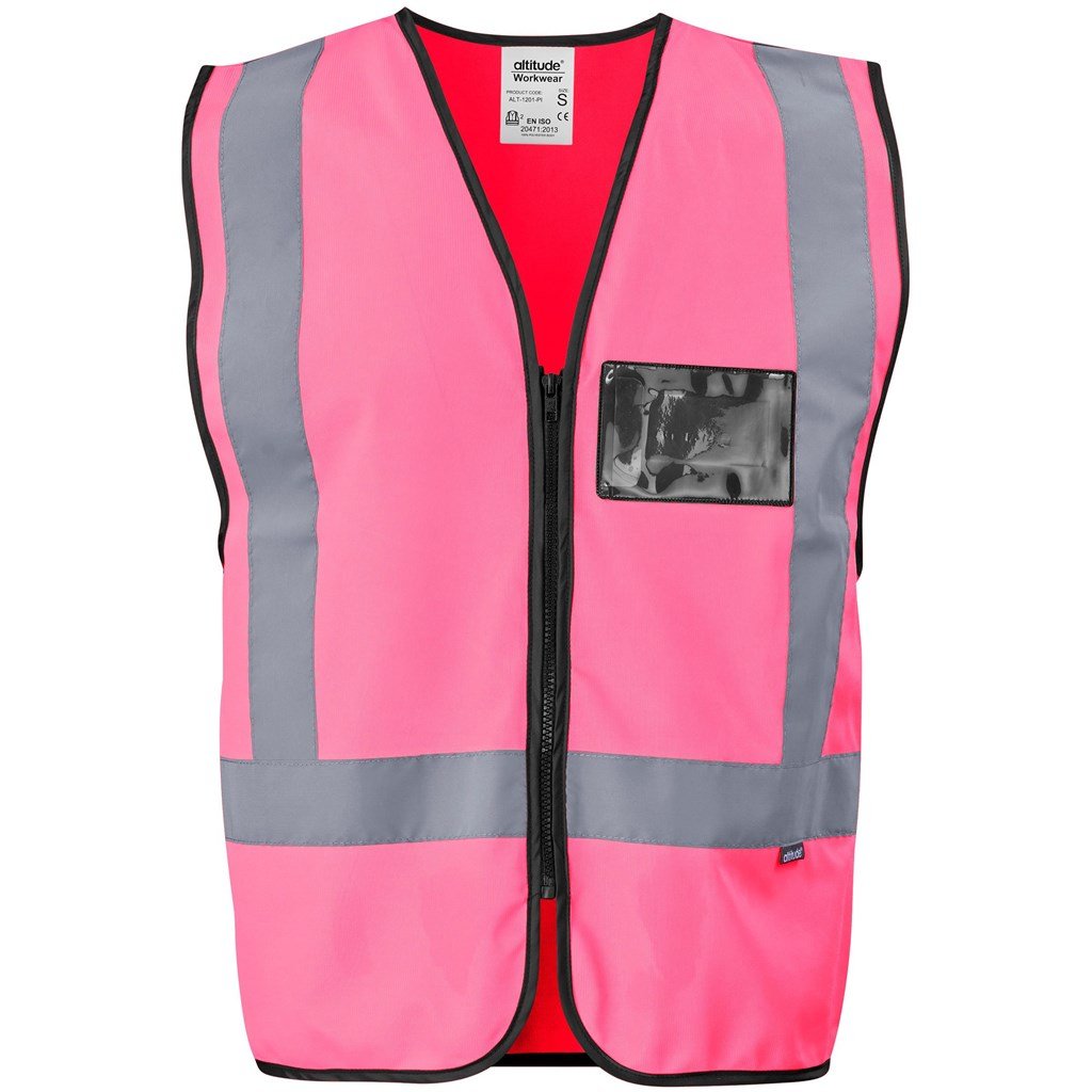 EN4 Hi Viz Reflective Vests with Zip and ID pouch