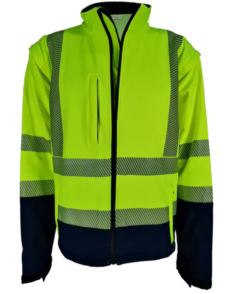 Two tone Soft shell Jacket - Detachable sleeves