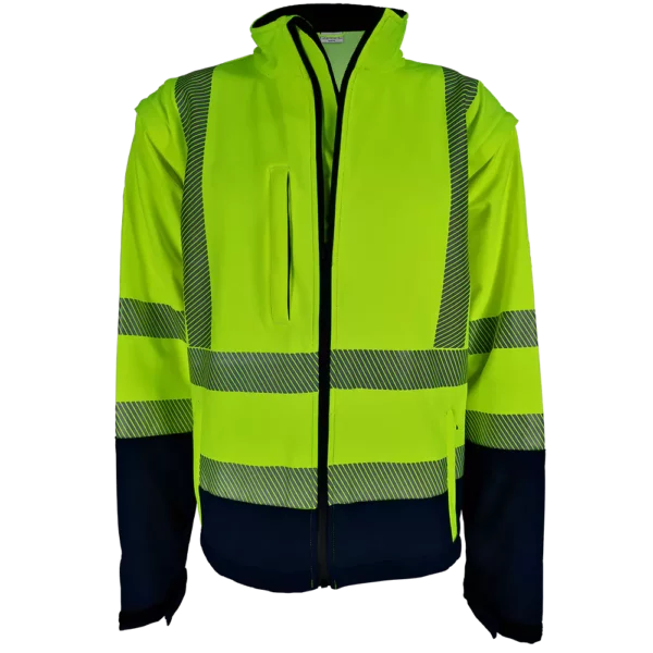 Two tone Soft shell Jacket - Detachable sleeves