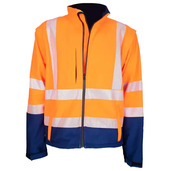 Two tone Soft shell Jacket - Detachable sleeves