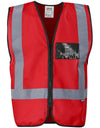 EN4 Hi Viz Reflective Vests with Zip and ID pouch
