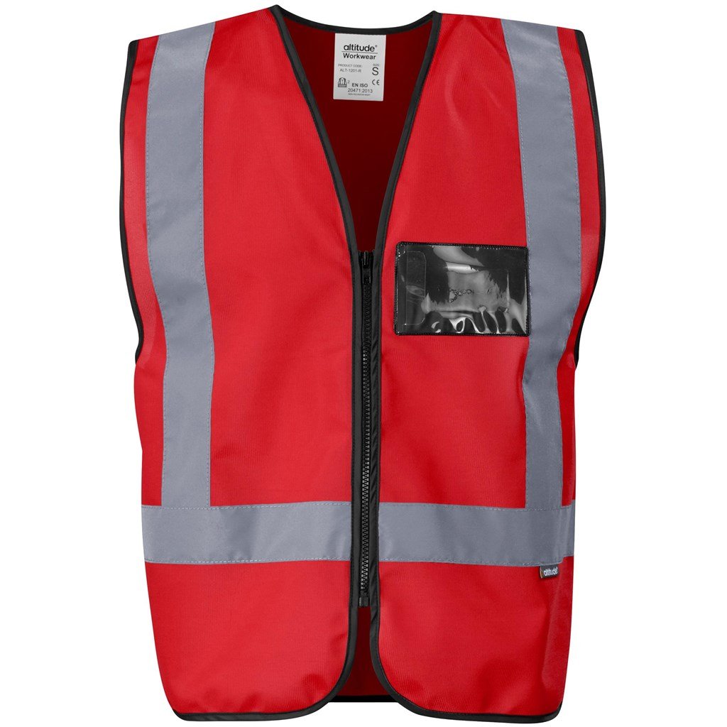 EN4 Hi Viz Reflective Vests with Zip and ID pouch