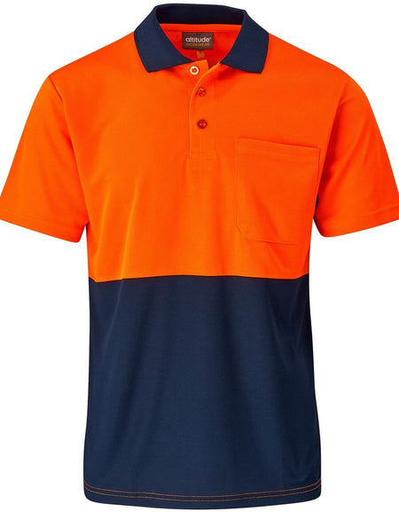 Two tone Hi viz Golf shirts