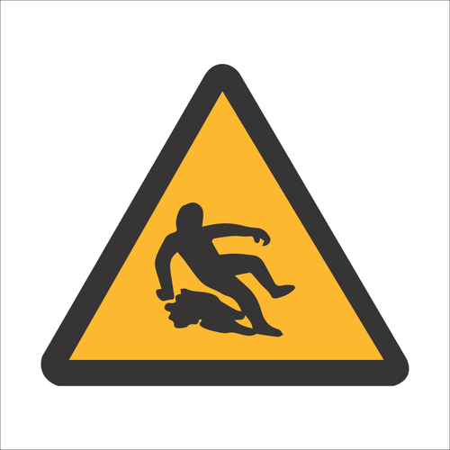 Slippery walking surface sign SABS - WW16