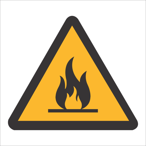 Fire Hazard Sign SABS  - WW2