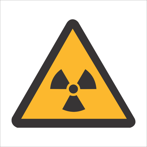 Ionizing hazard sign SABS - WW6