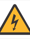 Electric shock hazard sign SABS - WW7