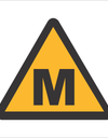 Methane hazard sign SABS - WW9